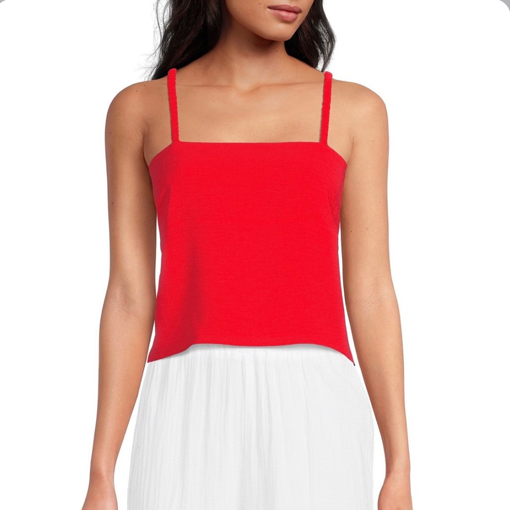 ✨4 for $20✨Gianni Bini Red Open Back Tank Crop